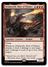 Drakuseth, Maw of Flames #218 (NM) Commander Masters CMM Magic MTG
