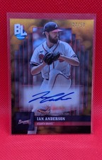 2024 Topps Big League - Big League Autographs Ian Anderson #BLA-IA Gold Foil /50