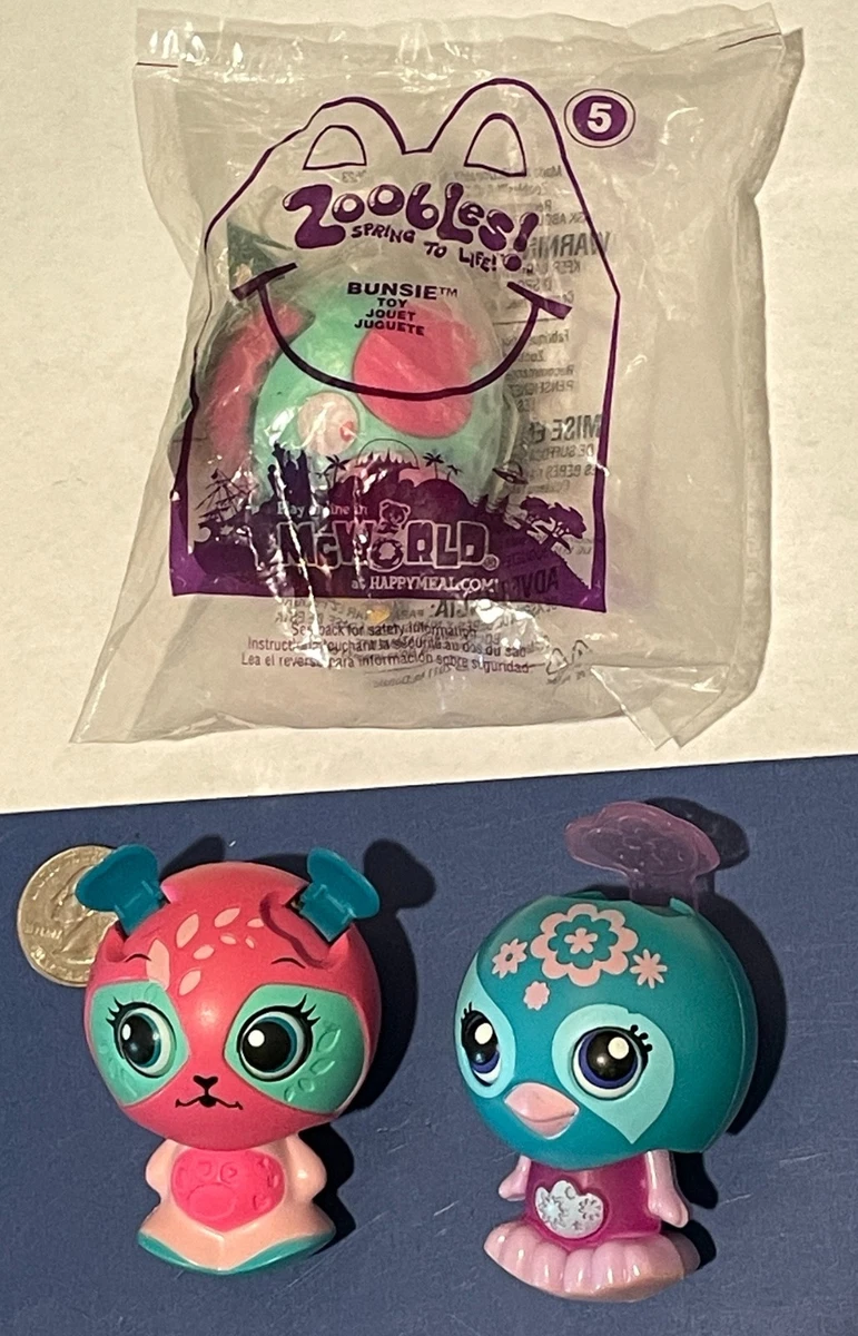 Spring to Life Zoobles 2011 2012 McDonald's Spin Master | eBay