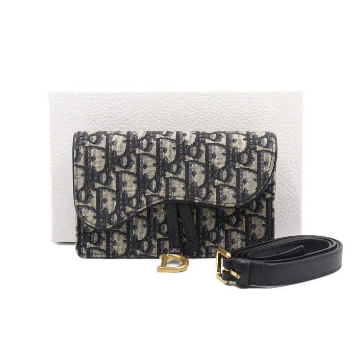 Sac bandoulière ceinture selle oblique bleu Dior aa45088 117834218