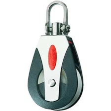 Ronstan Rf41100 Pulley Block, Fibrous Rope, 880 Lb Max Load, Painted