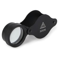 Pocket Folding Magnifying Glass 30X 26MM Small Magnifying Loupe Jeweler Loop