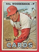 1967 Topps Hal Woodeshick #324 Vintage Baseball St. Louis Cardinals
