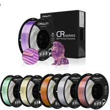 Creality CR Silk 1.75mm 3D Printer Filament,1KG Spool No Warp Enhanced Toughness