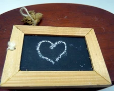 Vintage German Real Chalk Board Tablet for Doll or Dollhouse Miniature School