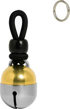 - Handmade in USA, Extra Loud Collar Bell for Cats and Dogs, Premium Brass and N