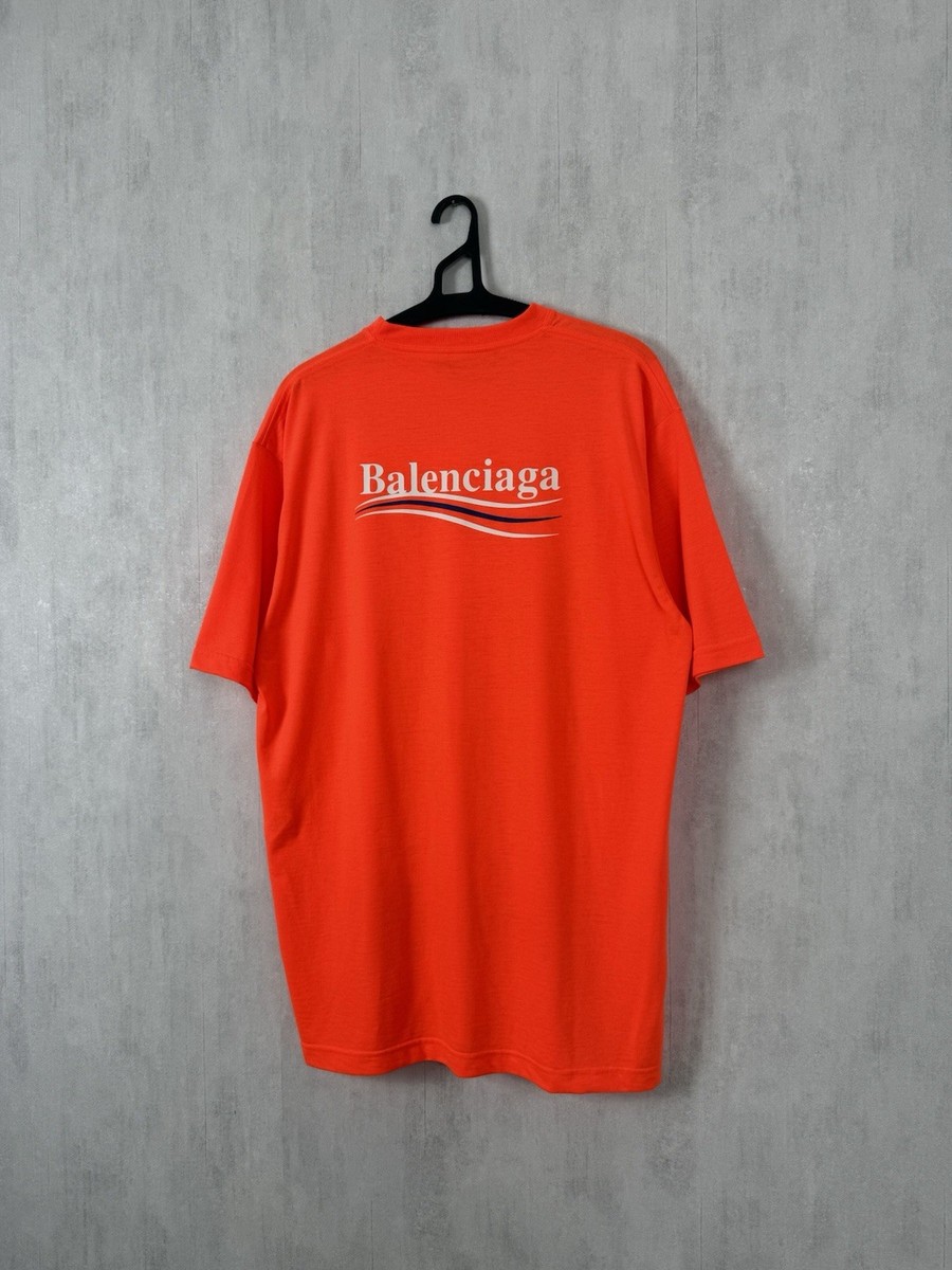 Balenciaga Wardrobe Political Campaign Unisex Orange T-Shirt
