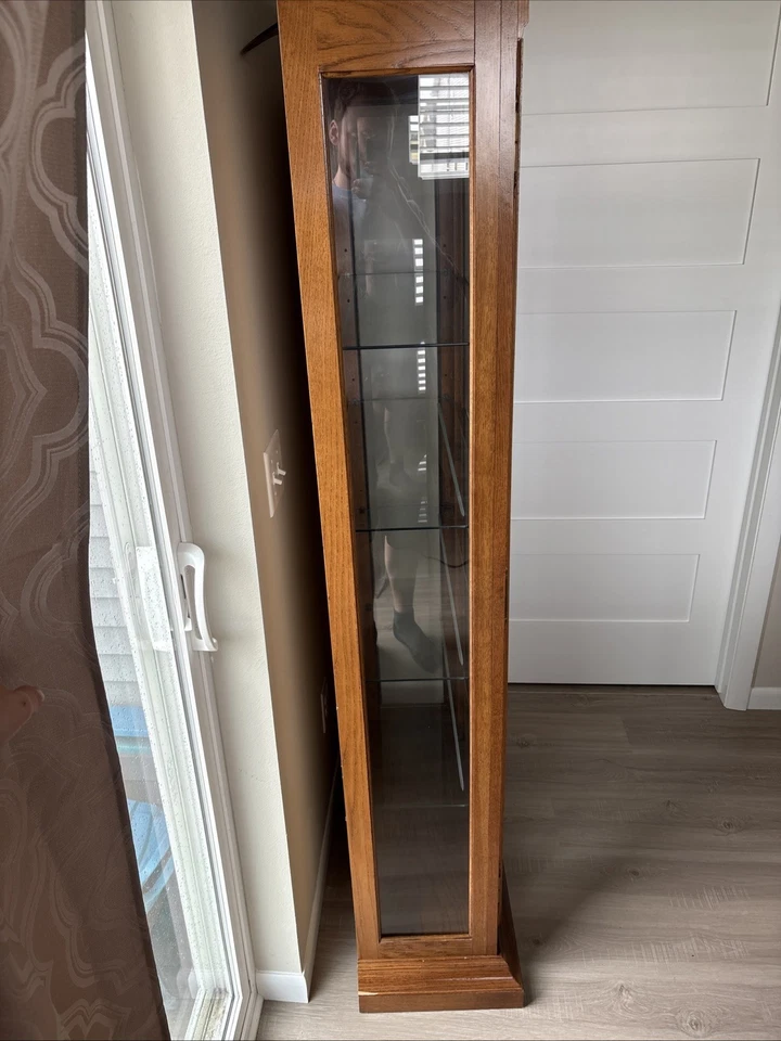 Philip Reinisch Company Lighted Curio Cabinet Glass Display Case - Image 2 of 4