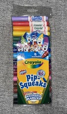 VTG 2006 Binney And Smith Crayola Pip Squeaks Washable Markers 16 Bright Colors
