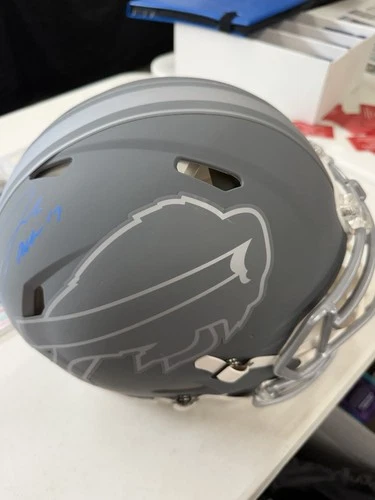 Josh Allen Signed Full Size Authentic Speed Slate Helmet!! Beckett COA 25/30