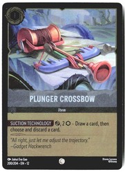 Plunger Crossbow 200/204 Cold Foil Wilds Unknown Lorcana