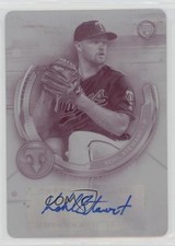 2019 Triple Threads Rookie Printing Plate Magenta 1/1 Kohl Stewart Auto 2f9