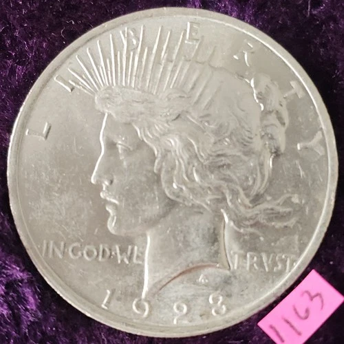 🚚⚡️FAST🔥SIMPLY GORGEOUS 👀🔥1923 Peace Dollar Silver US Coin $1.00 MS++ BU