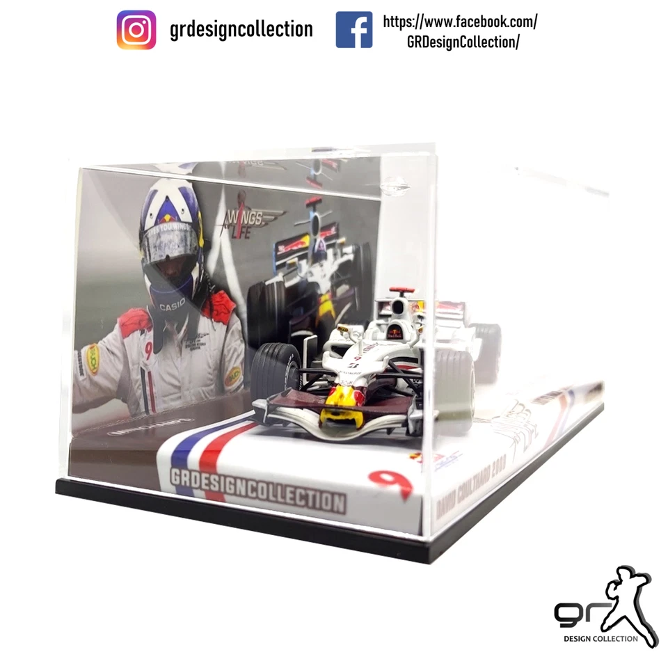 David Coulthard - Red Bull RB4 - F1 Brazilian GP 2008 / Altaya  IXO / 1:43 - Immagine 3 di 4