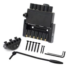 6 String Headless Electric Guitar Roller Tremolo Bridge with String Locks Black