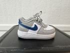 Nike Air Force 1 Toddler Size 6C White Blue Athletic Running Shoes Sneakers