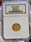 1925 D US 2 1/2 Indian Gold Piece NGC MS62