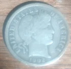 1902 P Barber Dime ***Very Nice Coin*** 90% Silver Near Full Liberty Xf