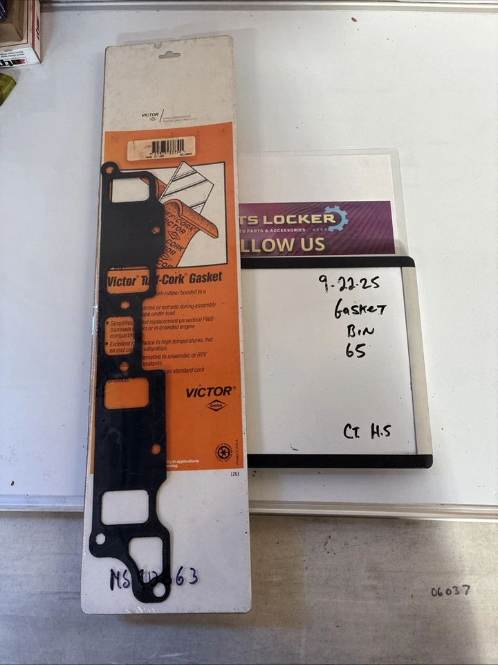 Junta colector admisión motor Victor Reinz MS15304, genuina, nuevo stock antiguo Foto 2 de 4