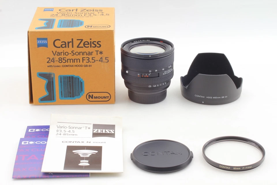 [Near MINT in Box] Contax Carl Zeiss Vario-sonnar T* 24-85mm F3.5-4.5 Lens JAPAN - Image 4 of 4