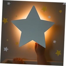 Dimmable Wall Light for Kids Room  Nursery   Rechargeable LED Pack of 1 Star