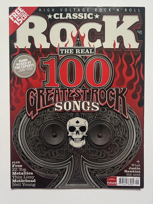 Classic Rock Magazine from UK - 100 Greatest Songs - Rock & Metal!