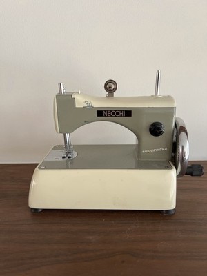 Vintage Necchi Supernova Childs Sewing Machine with case
