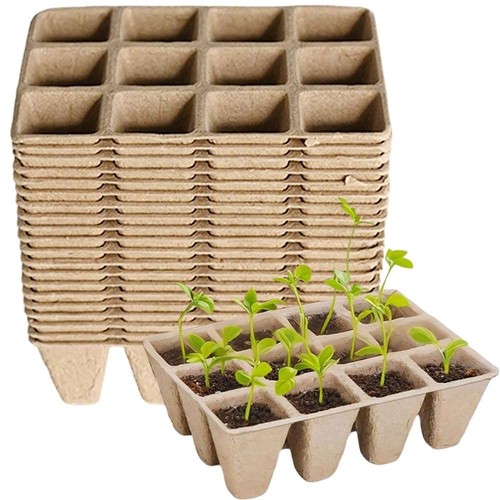 Armo Gardening Seed Starting Trays, 240 Cells, Biodegradable Plant Pots, 20