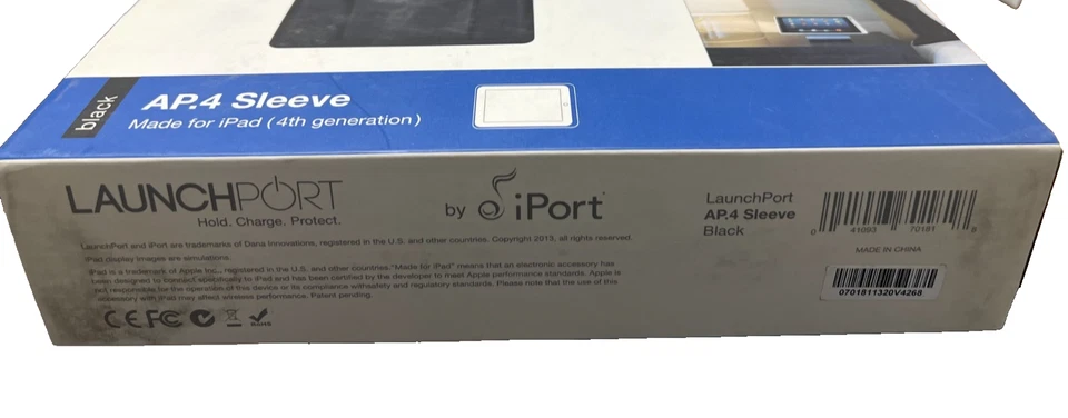 iPort LaunchPort AP.4 Sleeve Black for iPad 4th Generation - Image 2 of 2