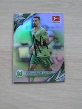 Mohammed Amoura autograph signed trading card TC Topps Chrome VFL Wolfsburg 24/25