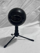 Blue Snowball iCE USB Mic for Recording & Streaming on PC & Mac Black With Stand