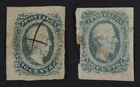 CKStamps: US Stamps Collection CSA Scott#11 Used #12 Mint H OG