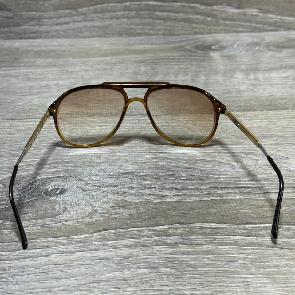 Marcos de gafas de aviador Carrera 5300E Optyl Vario 56-16 marrón tortuga de colección Foto 4 de 4