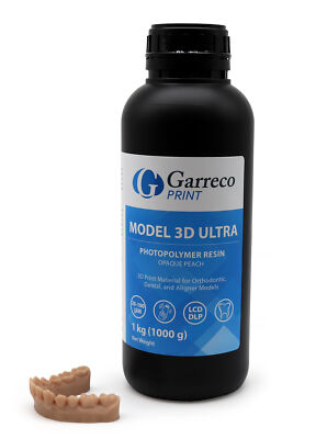 Garreco Model 3D Ultra Peach Photopolymer 3D Resin 1000g REF 6865502S