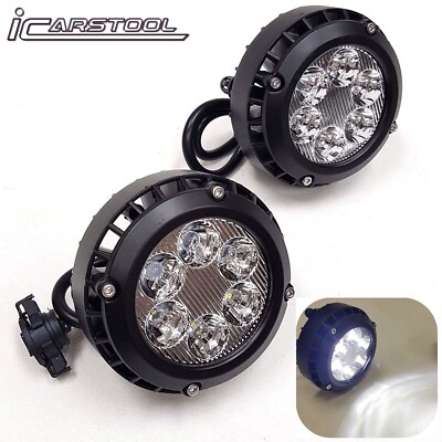 LED Clear Lens Fog Driving Lights Lamp Pair For 2008-10 Ford Explorer Sport Trac