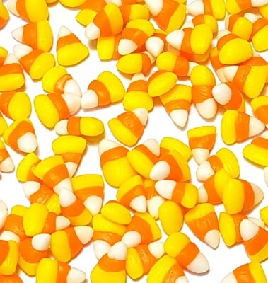 200 Dollhouse Miniature Tiny Candy Corn Pieces * Doll Mini Food Craft Decoration