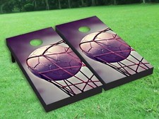 Football Theme Cornhole Board Wrap LAMINATED Wraps Decals Vinyl skin 15-3