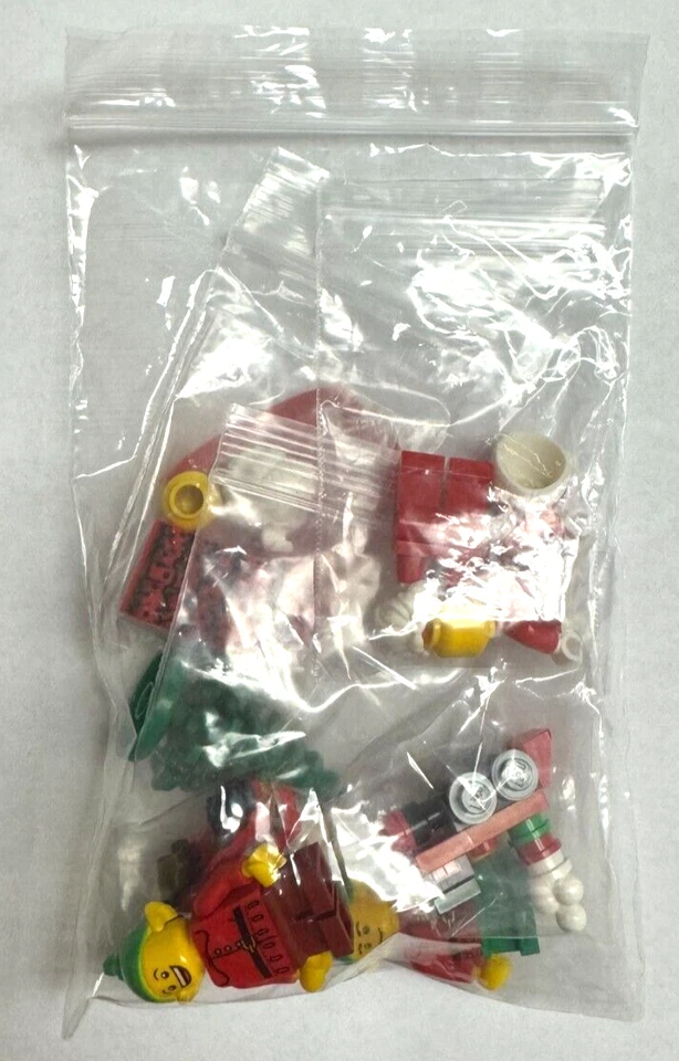 Christmas Set - Santa - Mrs. Claus - Elves - Tree - Genuine LEGO Parts [New] - Image 2 of 3