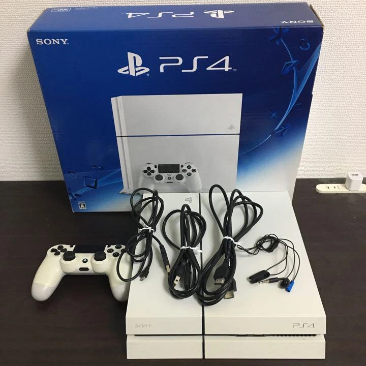 Sony PlayStation 4 PS4 Original 500GB Glacier White Game Console 