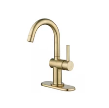Glacier Bay Dorind Single Hole Bathroom Faucet Matte Gold 1008 251 513 *Opened*