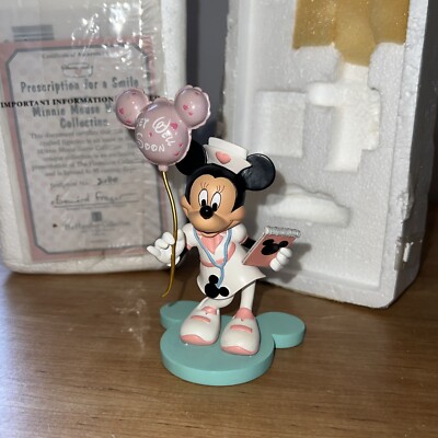 Disney Minnie Mouse Hamilton Collection Nurse Prescription For A Smile Limited