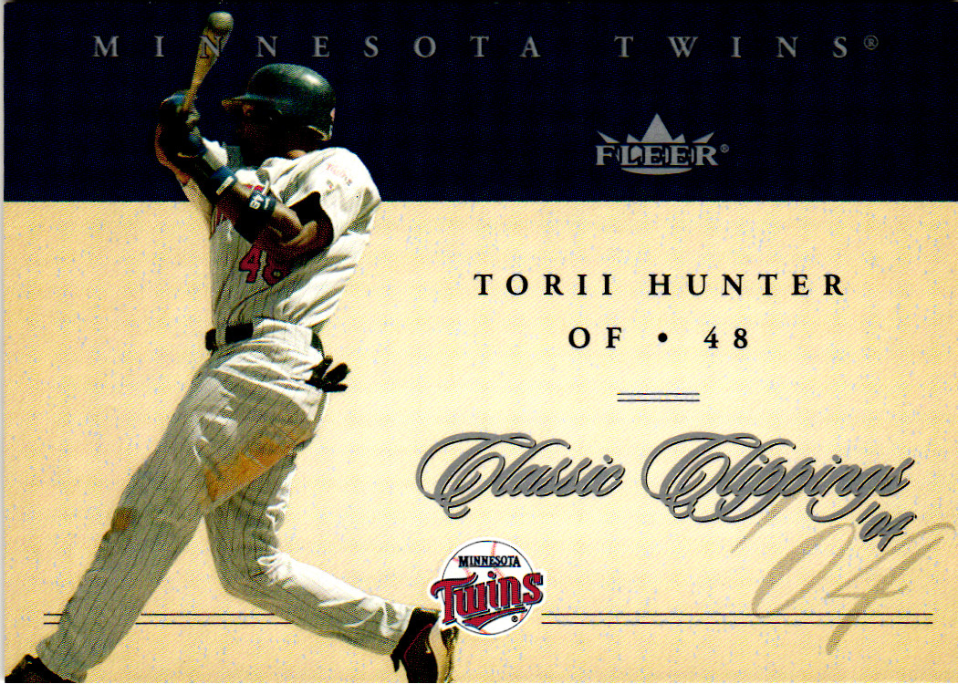 2004 Fleer Classic Clippings #48 Torii Hunter        
