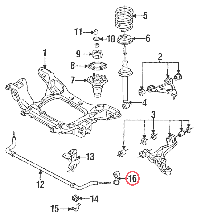 Genuine MAZDA Front Stabilizer Link Set FD01-34-17X FD01-34-19X RX