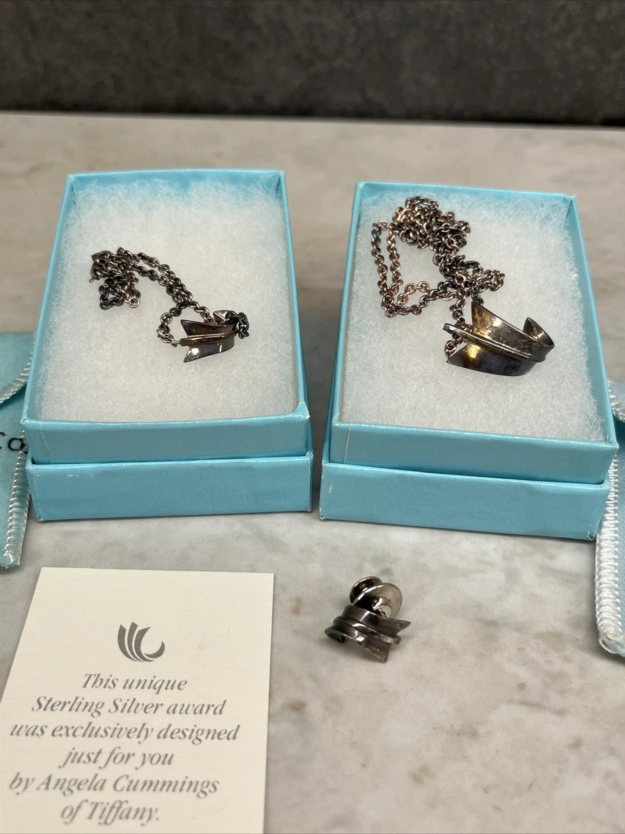 RARE Tiffany Co. Angela Cummings 925 Silver Bent Arrow