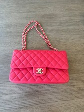 chanel classic double flap bag medium lambskin