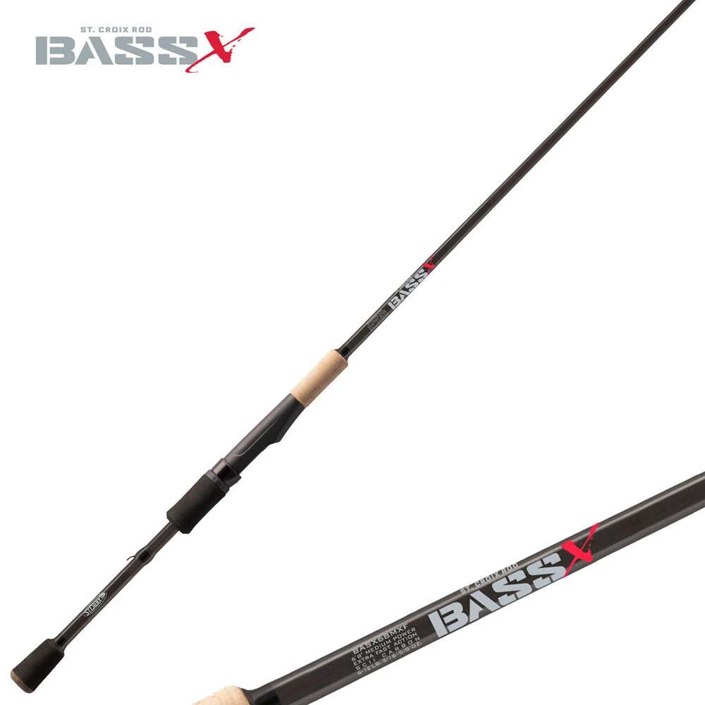 St Croix Bass X Spinning Rod BASX71MF 71 Medium 1pc