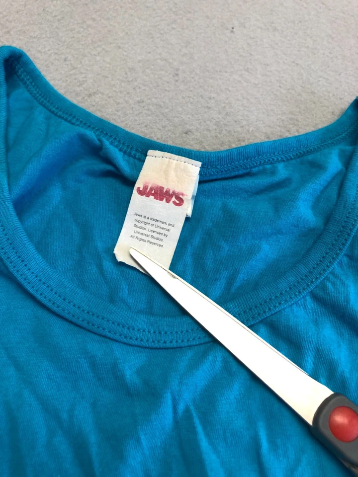 Jaws Tank Top Men's Medium Amity Island Welcomes You! Those beaches will be Open - Image 3 of 4