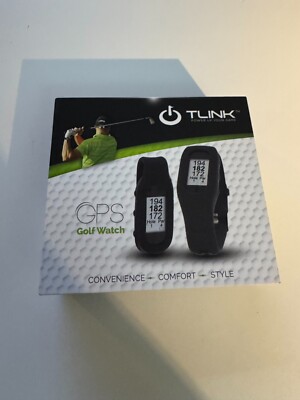 TLink Golf GPS Uhr & Aktivitätstracker App für iOS & Android - Schwarz OPEN BOX