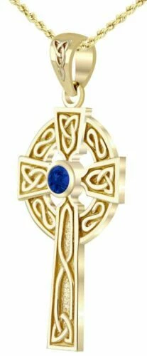 Collane e pendagli di lusso con gemme blu di pietra principale zaffiro