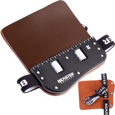 Protezione linguetta dita arco nudo ingranaggio pelle mucca tiro con l'arco tiro RH LH